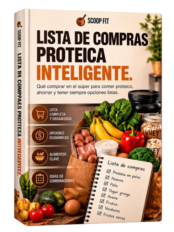 Tapa del bonus Lista de compras proteica inteligente