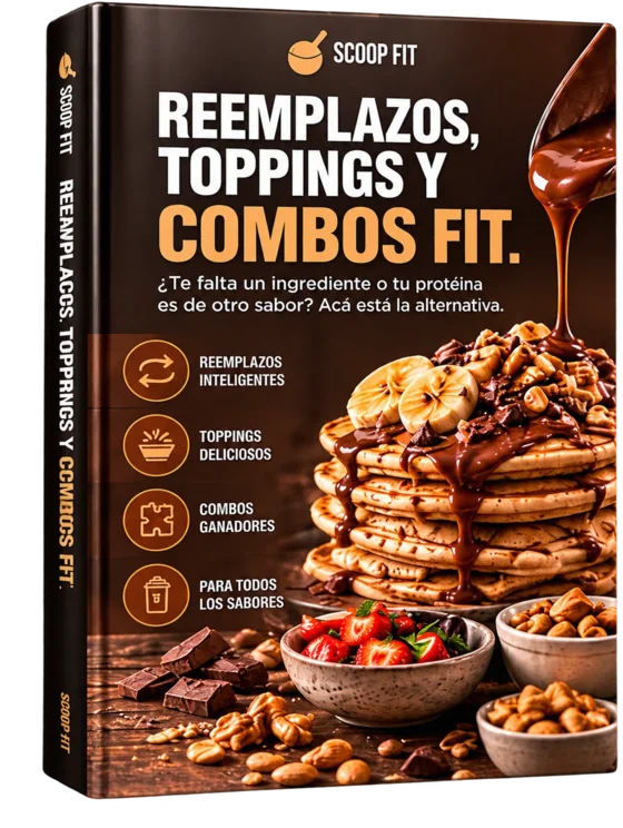 Tapa del bonus Reemplazos, toppings y combos fit